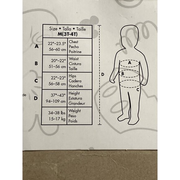 Mickey Mouse Toddler Costume By Disguise M (3T-4T) PVC Material Black and Red - Picture 6 of 10